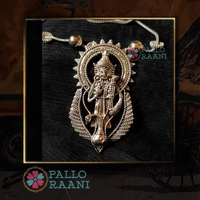MA SARASWAT pendant set - silver